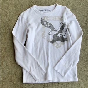 AEO AMERICAN EAGLE Thermal Shirt MENS M Eagle